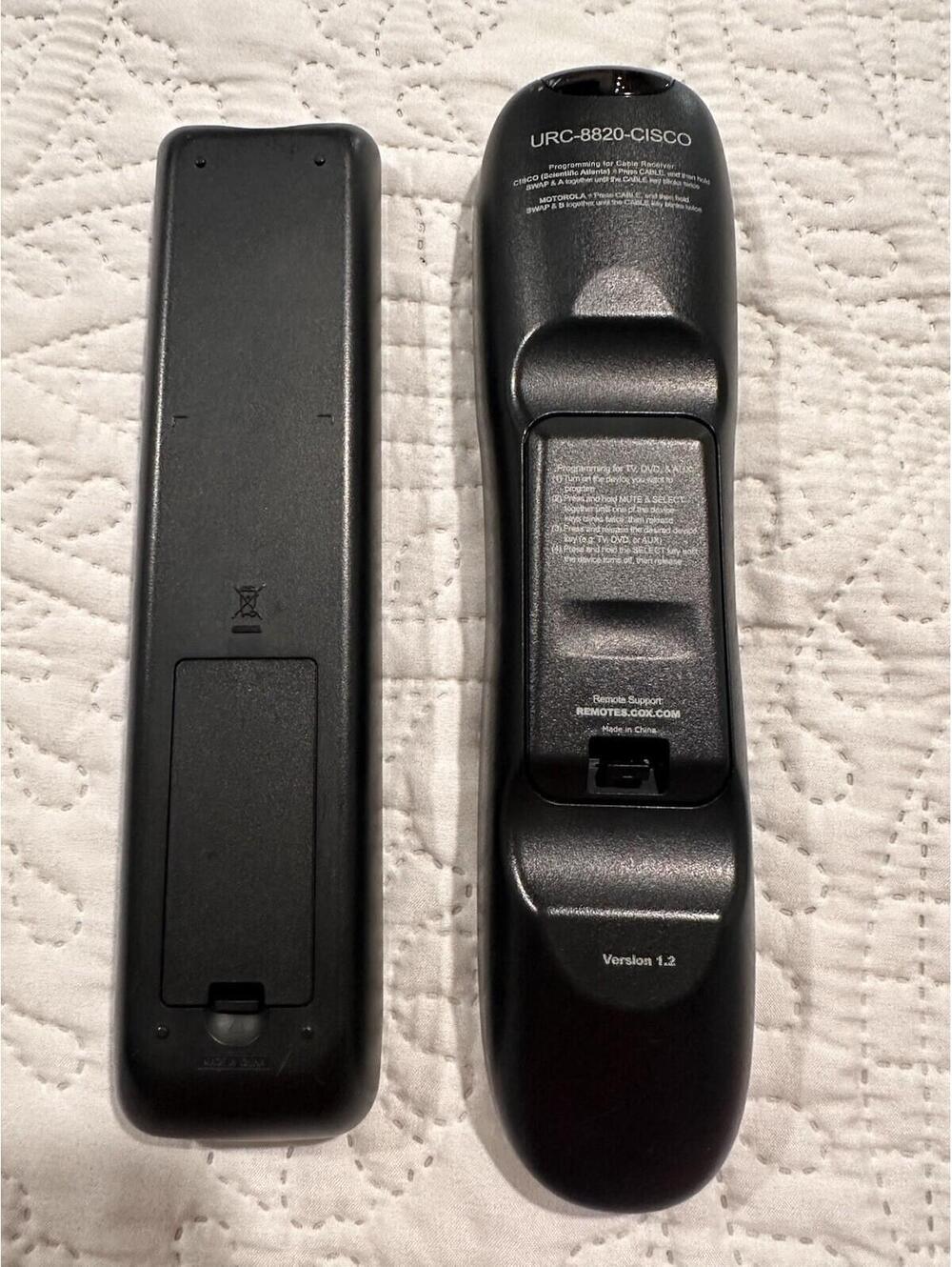 Samsung TV Remote + Cox Universal Remote Control Lot 2 Untested As-Is - Picture 2 of 8